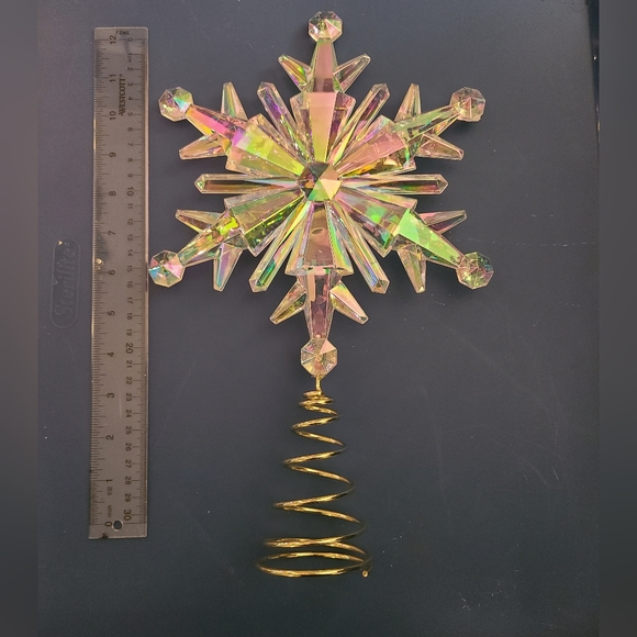 Snowflake Tree Topper - Picture 2 of 2